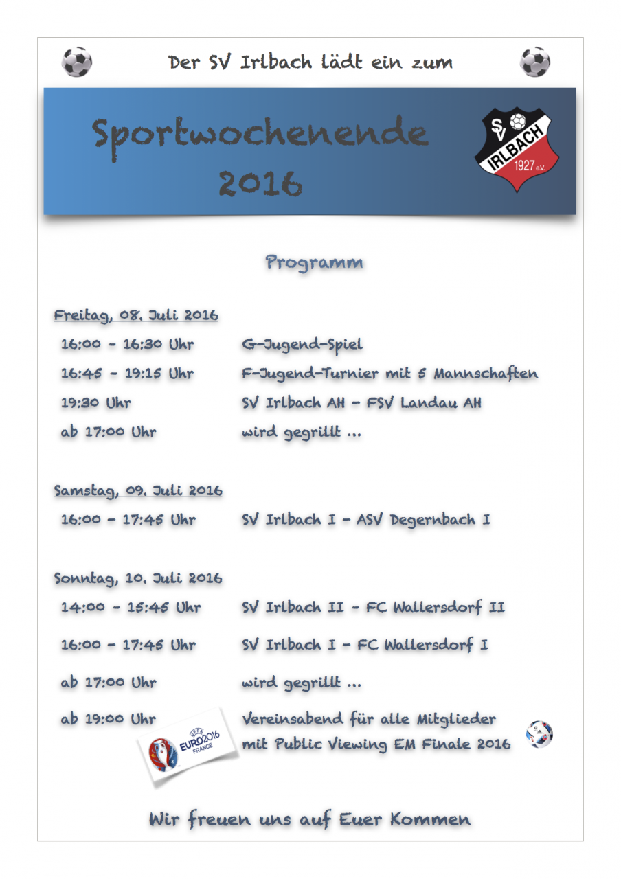 Sportwochenende 2016