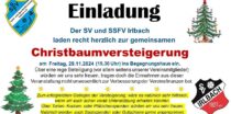 Christbaumversteigerung SV Irlbach